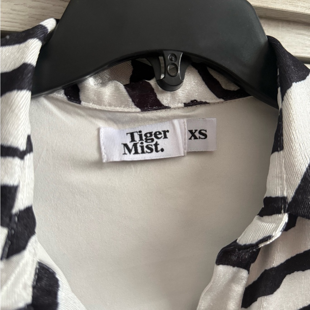 Zebra Print Ruched Dress - Picture 3 of 4